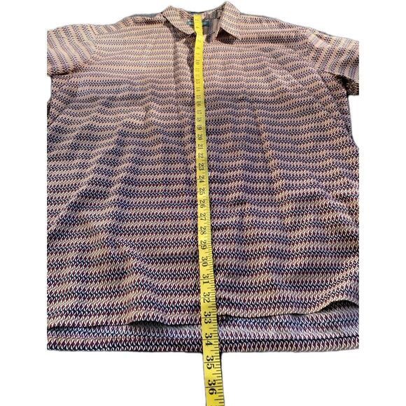 Gitman Bros Vintage Button Up Men’s XL Geo Multicolor Print Short Sleeve EUC - Picture 11 of 11